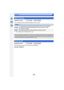 Page 202202
Recording
Applicable modes: 
You can adjust the ISO sensitivity settings for every 1/3 EV.
¢Only available when [Extended ISO] is set.
•When the setting is changed from [1/3 EV] to [1 EV ], [Sensitivity] will be set to value closest to 
the value set during the [1/3 EV]. (Set value will not restore when the setting is changed back to 
[1/3 EV]. It will stay as the setting selected for [1 EV].)
Applicable modes: 
ISO sensitivity can be set up to maximum [ISO25600].
Settings: [ON]/[OFF]
[ISO...