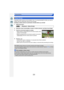 Page 233233
Playback/Editing
Recorded motion picture can be divided in two. It is recommended for when you want to 
divide a part you need with a part you do not need.
Dividing a motion picture is permanent. Decide before you divide!
1Select the menu.
2Drag the screen horizontally to select a motion pictures, and then touch [Set].
•
With [MP4] motion pictures, the order  of pictures will change if divided.
It is recommended to search these motion pictures by using Calendar Playback  (P79) or [Video 
Only] in the...