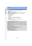 Page 237237
Playback/Editing
You can enlarge and then clip the important part of the recorded picture.
1Select the menu.
2Drag the screen horizontally to select an image, and then touch [Set].
3Select the parts to be cropped.
Touch [ ]: Enlarge
Touch [ ]: Reduce
Drag: Move
•
You can also move using the cursor buttons 3/4 /2/ 1.
•Enlarge/reduce can also be performed by rotating the rear dial.
4Touch [Set].
•Confirmation screen is displayed. It is executed when [Yes] is selected. 
Exit the menu after it is...