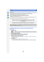 Page 262262
Wi-Fi/NFC
Click the followings to jump to the beginning of each menu.
•
When sending images on a mobile network, high packet communication fees may be incurred 
depending on the details of your contract.
1Select the menu.
2Select [Home] or [External].3Select [Via Network] or [Direct], and connect. (P280)
•When [External] is selected, [Direct] cannot be selected.
4Select a device you want to connect.
•When the connection is complete, the screen is displayed. To change the send setting, 
press [DISP.]....