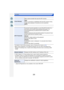 Page 289289
Wi-Fi/NFC
•For details on how to enter characters, refer to “Entering Text” section on P64.
•Make a copy of password. If you forget the password, you can reset it with [Reset Wi-Fi 
Settings] in the [Setup] menu, however other se ttings will also be reset. (excluding [LUMIX 
CLUB] )
•A “MAC Address” is a unique address that is used to identify network equipment.•“IP address” refers to a number that identifies a PC connected to a network such as the 
Internet. Usually, the addresses for homes are...