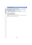 Page 303303
Connecting to other equipment
∫Disconnecting the USB connection cable safely
Select the [ ] icon in the task tray displayed on the PC, and then click [Eject 
DMC-XXX] (XXX varies by model).
•
Depending on your PC’s settings, this icon may not be displayed.•If the icon is not displayed, check that [Access] is not displayed on the monitor of the digital 
camera before removing the hardware.
∫ Connection in the PTP Mode
Set [USB Mode] to [PictBridge(PTP)].
•
Data can now be read only from the card in...