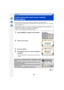 Page 4848
Preparation
Calling frequently-used menus instantly 
(Quick Menu)
By using the Quick Menu, some of the menu settings can be easily found.
•The features that can be adjusted using Quick Menu are determined by the mode or a display 
style the camera is in.
1Press [Q.MENU] to display the Quick Menu.
2Touch the menu item.
3Touch the setting.
4Touch [Exit] to exit menu once the setting is 
completed.
•You can close the menu by pressing the shutter button 
halfway.
On-monitor recording information in [ ]...