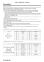 Page 30Chapter 2 Getting Started —
 Connecting
30 - ENGLISH
Connecting
Before connecting
 
f Before connecting, carefully read the operating instructions for the ext\
ernal device to be connected.
 
f Turn off the power of all devices before connecting cables.
 
f Take note of the following points before connecting the cables. Failure t\
o do so may result in malfunctions.
 
g When connecting a cable to a device connected to the projector or the pr\
ojector itself, touch any nearby 
metallic objects to...