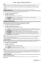 Page 71Chapter 4 Settings —
 [PROJECTOR SETUP] menu
ENGLISH - 71
Note
 
f To specify an ID number for individual control, the ID number of a remote\
 control must match the ID number of the projector.
 
f When the ID number is set to [ALL], the projector will operate regardless of the ID number speciﬁed during remote control or computer 
control.  
If multiple projectors are set up side by side with ID set to [ALL], the\
y cannot be controlled separately from the projectors with other ID 
numbers.
 
f Refer to...