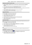 Page 85Chapter 5 Operation of Function —
 About Memory Viewer function
ENGLISH - 85
Displaying the Memory Viewer screen
1) Press the  button on the remote control or switch the input source to [MEM\
ORY 
VIEWER].
 
f Press the  button on the control panel and select the input source in the \
Input menu.
2) Insert the USB memory directly into the  terminal.
 
f The standby screen 
“
please press ENTER ”
 is displayed while the USB memory icon is displayed at the lower left of the 
screen.
 
f When the partition...
