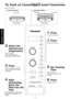 Page 20
-18-
Operation & Hints

To Cook on Convection/2 Level Convection
Use of Accessory:
Ceramic Tray
Low Rack
Ceramic Tray
Low RackHigh Rack
1 Level Convection:2 Level Convection:
2.Select the
desired oven
temperature
100°C to 250°C.40°C is temperature for fermentation of yeast doughs.
6. Press
Cooking will start.
1. Press
(1 Level Convection)
1. Press
(2 Level Convection)
5.Set Cooking
Time
(Up to 9 hours)Time can be entered 1 min intervals.
3. Press
The oven begins to preheat.Do not open the door during...