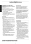 Page 4
Before Operation
-2-

Safety Instructions
Precautions to be taken when 
using Microwave Ovens for Heating 
foodstuffs
INSPECTION FOR DAMAGE
A microwave oven should only be used if an inspection confirms all of the following conditions:
 . The door grille is not damaged or broken .
2 .  The door fits squarely and securely and opens 
and closes smoothly  .
3 .  The door hinges are in good condition .
4 .  The metal plates of a metal seal on the door are 
neither buckled nor deformed .
5 .  The door...