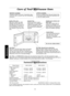 Page 34
-32-
Maintenance
Oven Door:Wipe with a soft cloth when steam accumulates 
inside or around the outside of the oven door . 
This may occur when the oven is operated under high humidity conditions and in no way indicates a 
malfunction of the unit or microwave leakage  .
Control Panel:If the control panel becomes wet, clean with a soft, dry 
cloth . Do not use harsh 
detergents or abrasives on the 
control panel .
Outside oven surfaces and back vents:
Clean with a damp cloth .  To 
prevent from damage to...