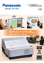 Page 1TM
PT-CW230Series
PT-CW230
PT-CX200
Ultra-short Throw 1-Chip DLP™ Projectors
LBJHBJ@$@JOEE1. 
