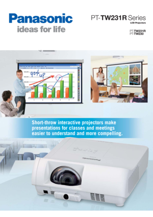 Page 1PT-TW231RSeries
PT-TW231R
PT-TW230
LCD Projectors
LBJHBJ@5@@JOEE. 