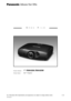 Page 1SP E CFI L E
P r o d u c t   \f u m b e r   \b    PTRW430K /RW430W
P r o d u c t   \f a m e   \b  DL\b™\bro\fector
As  of  December 2012.  Specifications  and  appearance  are  subject  to  change  without  notice.
SFD12M012
1 / 1 3 