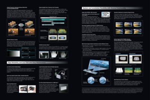 Page 3System and Installation Flexibility with Diverse FunctionalitySingle-Cable DIGITAL LINK Connection
Transmit Video, Audio, and Control Signals Up to 
150 m (492 ft) *
11
DIGITAL LINK supports transmission of 
uncompressed HD digital video, audio, and 
control commands through a single cable (CAT 5e or higher STP cable) 
for distances of up to 150 m (492 ft)*
11. Add an optional ET-YFB200G 
DIGITAL LINK Switcher or ET-YFB100G Digital Interface Box to further 
simplify installation complexity in large...