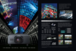 Page 2Detail Clarity Processor 5 Clarifies and Enhances Fine Details
This proprietary circuit analyzes each individual image frame by frame 
to clarify areas containing fine details and textures. A new processing 
algorithm pulls hidden information from the super high, high, medium, 
and low frequency bands, sharpening outlines, correcting contours, 
and reducing ringing noise to improve the sense of resolution and 
clarity of fine details.
PT-DZ21K2
PT-DS20K2
WUXGA 20,000 lm
SXGA+ 20,000 lm
PT-DW17K2
WXGA...