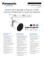 Page 1PT-JX200 (White)
Brilliant Hybrid Spotlight & Projector Creates
a World of Possibilities for Retail and Exhibition
Easy Installation and 
Long-lasting Durability
Simple Terminal Layout Including HDMI, 
USB, LAN, and SD Card Slot
Laser Light Source and Filter-free 
Design Delivers Approx. 20,000 hours 
Maintenance-free Continuous 
24/7 Operation
Quick Installation via Conventional 
Lighting Rails
Horizontal, Vertical, and Corner Keystone 
Correction via Remote Controller
2.2x Zoom Lens Allows Easy Image...