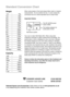 Page 2Standard Conversion Chart
Weight
1
/
2oz – 15g
1oz – 25g
2oz – 50g
3oz – 75g
4oz – 100g
5oz – 150g
6oz – 175g
7oz – 200g
8oz – 225g
9oz – 250g
10oz – 275g
11oz – 300g
12oz – 350g
13oz – 375g
14oz – 400g
15oz – 425g
1lb/16oz – 450g
Capacity
1
/
2tsp – 3ml
1tsp – 5ml
1tbsp – 15ml
1
/
4pt – 150ml
1
/
2pt – 300ml
3
/
4pt – 450ml
1pt – 600ml
13
/
4pt – 1 litre
When using recipes in this book always follow metric or imperial
measurements.  Do not combine the two. In some recipes the
conversions are not a...