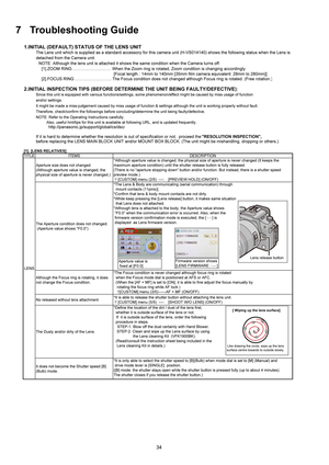 Page 34
34
7 Troubleshooting Guide 