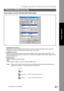 Page 61Configuring the Printer Driver Settings
61
Windows 98/Windows Me
Printer Section
Device Options Tab (DP-180/190/1520P/1820P/1820E)
1.Available printer memory
Specifies the amount of availab le printer memory. The driver uses this information  when p erforming 
printing tasks, such as sending fonts from the computer to the printer.
2.Av ailable font cache
Displays the amount of font cache memory now available to Type 32 fonts (bitmap font format).  The 
Driver automatically adjusts the font cache size...