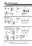 Page 2828
Making Copies
Basic Menu
100
copies
50
copies50
copies
+
100 copies
2 1100
■ Copying with Preset Ratios
Letter
Ledger LetterLedger oror
If original size
is not detected
■ Proof Copying
or
Allows you to make one proof set, before
proceeding to copy a large multi-set with
various settings.
Proof copy
Multi copy
Select Copy Job settings
■ Tandem/Remote Copying
or
Requires installation of optional Hard Disk Drive (DA-
HD30) and additional Image Memory (DA-SM16B/
SM64B/SM28B), Network setup (See pages 62...