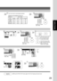 Page 29
29
Making Copies
ORIGINALCOPY SIZE
SIZE Ledger Legal Letter-RInvoice-R
Ledger 100 77 65 50
Legal 121 100 79 61
Letter-R 129 100 100 65
Invoice-R200 155 129 100
The Correct ratio is automatically selected.
Reduction and enlargement ratios (%)
Number of Copies
(Max. 999)
Number of Copies
(Max. 999)
If the Proof copy is OK,
the remaining number
of sets will be printed.
If the Proof Copy is NG,
again, place the originals
back on the ADF (or
Platen) and try again.
or
Number of Copies
(Max. 999)
NOTE●
Press...