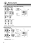 Page 34
34
Making Copies
2-Sided/Original  Copy
■ 1-Sided  2-Sided, 2-Sided  1-Sided, 2-Sided  2-Sided Copy
    1-Sided   2-Sided Copy
    2-Sided 
 1-Sided Copy
    2-Sided 
 2-Sided Copy
●  Duplex Notice Function
“2-SIDED PRINT” is printed on 1-Sided copy.
or
Reduction/
Enlargement
only
■ Book  2-Sided Copy
    Book  2-Sided Copy
●  Duplex Notice Function
“2-SIDED PRINT” is printed on 1-Sided copy.
Reduction/
Enlargement
only
(1st Page BLANK)
(1st Page IMAGED)
Platen
Ex : Ledger size original
Letter
Ledger...