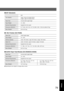 Page 79
79
Others
ADF
T ray Capacity: Letter, Invoice: 50 sheets (20 lb)
Ledger, Legal: 30 sheets (20 lb)
Paper Size: Invoice/Letter/Legal/Ledger
Paper Weight: 14 – 28 lb
Electrical Requirements: Supplied from the copier
Dimensions (W)(D)(H): 21.7 ″ (W)  × 20.5 ″ (D)  × 5.3 ″ (H) (552  × 520  × 135 mm) (without Tray)
Mass (Weight): 20.5 lb (9.3 k g)
■  ADF (Standard)
● Specifications are subject to change without notice.
Paper Size: Letter/Legal/Ledger
Paper Weight: 16 – 24 lb
Stacking Capacity: Letter: 500...