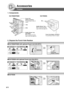 Page 8282
Accessories
Finisher
Bin
Finisher
1. Components
DA-FS600/FS605
Punch Unit
(Option: DA-SP31)
For punching 3 holes on
copies.
DA-FS355A
1 Bin
2 Bin
Saddle Stitcher Tray
(DA-FS605)
When using the Booklet
copy mode (see page 44).
Punch Unit (Option: DA-SP41)
For punching 3 holes on copies. Saddle Stitcher Tray
When using the Booklet
copy mode (see page 44).
12
■ DA-FS600/FS605 with optional Punch Unit (DA-SP31)
5. Dispose the Punch Hole Residue
12
■ DA-FS355A with optional Punch Unit (DA-SP41)
12
■...