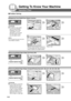 Page 1616
Getting To Know Your Machine
Misfed Paper
● Removing Misfed Paper (Paper Transport/Fusing Area) (J01, J30, J31, J33, J45, J48, J95)
REMOVE MISFED PAPER
J48
Left Cover
Misfed Paper
Lift Upward and Pull Out
Paper Tray
Jam RemovalKnobLeft Cover
Corona Cleaner
Toner Bottle (New)
Toner Waste  Container
Front Cover
7
Operation Chart
■  Problem Solving
●  Removing Misfed Paper (Paper Exit Area) (J46)
● Replacing Toner Bottle/Toner Waste Container
12
REMOVE MISFED PAPER
J46
ATTENTION
● For optimum copy...