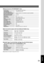 Page 8383Appendix
Paper SizeInvoice/Letter/Legal/Ledger
Paper Weight16 – 24 lb (60 - 90 g/m2)
Electrical Requirements Supplied by the machine
Dimensions (W)(D)(H)22.0 x 21.2 x 5.0 in (558 x 538 x 128 mm)
Mass (Weight) DA-DS184 : 19.8 lb (9.0kg)
DA-DS185 : 20.7 lb (9.4k g)
Scanning Type CCD Image Sensor (ADF/Platen)
Scanning Speed 19 sheets/minute (Letter)
(w/o Transmission Time)
Resolution (dpi/Monochrome)Standard (150x150) / Fine (300x300) / SuperFine (600x600)
Max Scanning Area (Platen)11  x 17 in
Max...