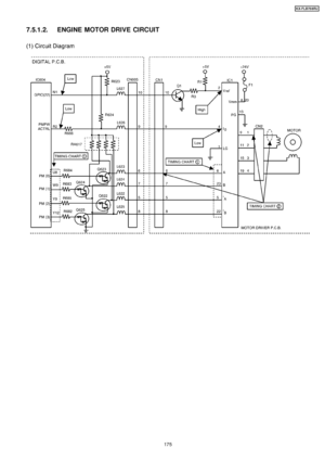 Page 1757.5.1.2. ENGINE MOTOR DRIVE CIRCUIT
175
KX-FLB75 8RU
Downloaded From ManualsPrinter.com Manuals 