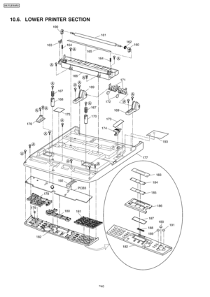 Page 24010.6. LOWER PRINTER SECTION
240
KX-FLB75 8RU
Downloaded From ManualsPrinter.com Manuals 