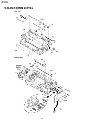 Page 24410.10. MAIN FRAME SECTION
244
KX-FLB75 8RU
Downloaded From ManualsPrinter.com Manuals 