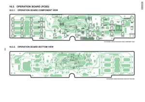 Page 28016.3. OPERATION BOARD (PCB3)16.3.1. OPERATION BOARD:COMPONENT VIEW
SW1011
258
369
47SW102SW103SW104
SW105SW106SW107SW108 0
SW109SW110SW111SW112
#
SW113 11
1
CN101
C118
J104
J105
J106 J109
J111 J112J113
J114
J115
C112
J117
J118 J103
J107
REDIAL/PAUSESW114
HANDSET MUTESW115
FLASHSW116
MONITOR
SW118
LOWER
SW119 CN102
11 0
SW120 F2
F5
SW121
SW122 F3
PREV VOL+
CALLER ID
VOL-
F6
SW123
SW125
SW127
SW129SW126
NEXT
SW128 SCAN
SW134
RESOLUTIONSW133
COLLATESW132
COPY
AUTO-CH
PCB-CH
PFUP1258ZA
FAX START
SW135...