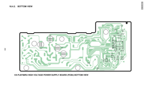 Page 28216.4.2. BOTTOM VIEW
KX-FLB758RU HIGH VOLTAGE POWER SUPPLY BOARD (PCB4) BOTTOM VIEW
JQ1R102
R123R125
R105R106R202
R107
C203
C106
SUP
DEV
OPC
CHG
C212R120
C102
R104 Q103R121
IC101
R108R110
C111
R206
R119R103
R116
R124
C112 D112C110R122
Q102
D111
KX-FLB75 8RU
282
Downloaded From ManualsPrinter.com Manuals 