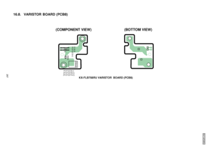 Page 28716.8. VARISTOR BOARD (PCB8)
PCB-CH
J61J60
ZNR60
01.06.25
PFUP1257ZA-D
(COMPONENT VIEW)
(BOTTOM VIEW)
KX-FLB758RU VARISTOR  BOARD (PCB8)
PFUP1257ZA-D
(PFUP1257ZB-D)
(PFUP1257YA-D)
KX- FLB75 8RU
287
Downloaded From ManualsPrinter.com Manuals 