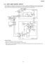 Page 1997.13. HEAT LAMP CONTROL CIRCUIT
The temperature of the fixing part of the Fixing Unit is converted to a voltage by THERMISTER and input to IC604-Y6 (analog
input). The heater turns ON/OFF the photo-coupler PC101 at the heater control port (IC610-80pin), and is turned ON/OFF at
the triac CR101. And a thermostat and a thermo fuse are set on the AC line as the safety devices.
 1. Control at Printing
 a. After the printing signal is received, turn ON the heater.
 b. After that, turn ON the motor at the...