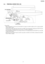 Page 314.3. PRINTING (PAPER PICK UP)
During printing 
     · 
  
  W hen the SOLENOID is turned ON, the HOOK GEAR FIX is hooked on the RING of GEAR CLUTC H. It causes the GEAR
PICKUP PAPER to rotate.
 
     · 
  
  Atthesametime,CAM ´s rotation lifts up the PLATE LIFT PAPER . The recording paper is pressed by the PICKUP ROLLER
and the top paper is separated and fed. Then the PLATE LIFT PAPER is pressed down.
 
  
  · 
  
  Even the SOLENOID is turned OFF, it can not stop on the way of a turn because the tip of...
