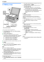 Page 285.1 Making a copy
* The pictured model is KX-MB1520.
1 If the  MCopy N light is OFF, turn it ON by pressing
M Copy N repeatedly.
2 Set the original (page 18).
3 If necessary, change the copy size (original
document size and recording paper size), resolution
and contrast according to the type of document.
R To select the copy size, see page 28.
R To select the contrast, see page 28.
R To select the resolution, see page 28.
4 If necessary, enter the number of copies (up to 99).
5 MStart N
R The unit will...