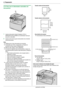 Page 202. Preparación
20Para obtener ayuda, visite http://www.panasonic.com/help
2.5.2 Para usar el alimentador automático de 
documentos
1Inser te el documento (hasta 50 páginas) CON LA 
IMPRESIÓN HACIA ARRIBA en el alimentador hasta que 
escuche un sólo pitido.
2Ajuste el ancho de las guías de documento (1) al tamaño 
real del documento.
Nota:
LVerifique que no haya documentos en el escáner.
LCompruebe que la tinta, el pegamento o el líquido de 
corrección se haya secado completamente.
LRetire los clips,...