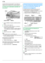 Page 446. Fax
44
la función #402 esté activada (página 61). Para obtener una 
explicación de los mensajes de error, consulte la página 81.
6.1.2 Para usar el alimentador automático de 
documentos
1Si la luz de {Fax} está apagada, enciéndala oprimiendo 
{Fax}.
2Coloque el original (página 20).
3Si es necesario, cambie la resolución y el contraste de 
acuerdo con el tipo de documento.
LPara seleccionar la resolución, consulte la página 43.
LPara seleccionar el contraste, consulte la página 43.
4{Monitor}
5Marque...