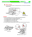 Page 138 
Cleaning the Printer
Settings and Printing Network
Maintenance and Spec. Maintenance and Spec.
 
12
SAFETY CAUTION 
• It is very hot inside the printer; to avoid personal injury, do not touch the components
illustrated below. 
CAUTION 
• To prevent any damage to the drum unit, observe the following precautions.
— Do not touch the black drum surface illustrated below. 
— Do not expose the drum unit to light for more than 5 minutes.
— Do not expose the drum unit to direct sunlight.
— Do not keep the drum...