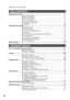 Page 4Table of Contents
4
Sending Documents....................................................................................................... 41
!General Description ....................................................................................... 41
!Memory Transmission.................................................................................... 42
!Direct Transmission ....................................................................................... 47
!Voice Mode...