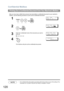 Page 120Confidential Mailbox
120
After you have been notified that someone has transmitted a confidential document to your machines 
mailbox, use the following procedure to print out the confidential document.
NOTE1. The confidential file will be delete automatically after being printed out even if the setting of Fax 
Parameter No. 42 (CONF. POLLED FILE SAVE) is changed to VALID.
Printing Out a Confidential Document from Your Machines Mailbox
1
   
CONF. COMM.    (1-5)
ENTER NO. OR 
∨ ∧
2
PRINT CONF. FILE...