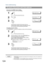 Page 124Sub-addressing
124
Using One-Touch/ABBR. Number Dialling
The operation is the same as for normal dialling
Using Manual Number Dialling
Use   to separate the Telephone number and the Sub-address.
NOTE1.  separates the Sub-address from the Telephone number and is indicated by an 
s in the display.
2. Manual Off-Hook or On-Hook Dialling cannot be used with the Sub-addressing Transmission.
3. The Sub-address is not transmitted during Manual Redial Mode.
To send a Document with Sub-address
1
 Set document(s)...