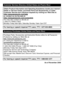 Page 3333(ENG) VQT2K50
As of November 2009
Customer Services Directory (United States and Puerto Rico)
Obtain Product Information and Operating Assistance; locate your nearest 
Dealer or Service Center; purchase Parts and Accessories; or make 
Customer Service and Literature requests by visiting our Web Site at:
http://www.panasonic.com/help
or, contact us via the web at:
http://www.panasonic.com/contactinfo
You may also contact us directly at:
1-800-211-PANA (7262)
Monday-Friday 9am-9pm, Saturday-Sunday...