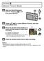 Page 2323(ENG) VQT3D29
[Rec] Mode: n
Motion Picture Mode
Note
•Motion pictures can be recorded continuously up to 2 GB.
The maximum available recording time for up to 2 GB only is displayed on the 
screen.
Slide the [Rec]/[Playback] 
selector switch to [ !], and 
then press [MODE].
Press 3/ 4/2/1 to select [Motion Picture], and then 
press [MENU/SET].
Press the shutter button halfway to 
focus and then press it fully to start 
recording.
A Available recording time
B Elapsed recording time
•The focus and zoom...