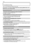 Page 118VQT1Q36118
Others
Troubleshooting
First, try out the following procedures (P118–123).

The battery is not inserted correctly. (P16)The battery is exhausted.
Is [AUTO LCD OFF] (P24) of the [ECONOMY] mode active?
>Press the shutter button halfway to cancel these modes.
The battery is exhausted.
The battery is exhausted.If you leave the camera on, the battery will be exhausted.
>Turn the camera off frequently by using the [ECONOMY] mode etc. (P24)
Is the temperature of the battery excessively high or low?...