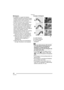 Page 26Preparation
26VQT0R26
∫Histogram
 A histogram is a graph that displays 
brightness along the horizontal axis (black 
to white) and the number of pixels at each 
brightness level on the vertical axis.
 It allows the camera user to easily check 
the way a picture is being exposed.
 It is very useful if manual adjustments of 
the lens aperture and shutter speed are 
available, especially in those situations 
where automatic exposure may be difficult 
due to uneven lighting. Using the 
histogram feature...