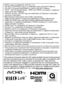 Page 38VQT3S29 (ENG)38
•SDXC Logo is a trademark of SD-3C, LLC.•The Wi-Fi CERTIFIED Logo is a certification mark of the Wi-Fi Alliance.•The Wi-Fi Protected Setup Mark is a mark of the Wi-Fi Alliance.•“Wi-Fi”, “Wi-Fi Protected Setup”, “WPA” and “WPA2” are marks or registered 
marks of the Wi-Fi Alliance.
•“AVCHD” and the “AVCHD” logo are trademarks of Panasonic Corporation 
and Sony Corporation.
•Manufactured under license from Dolby Laboratories.
Dolby and the double-D symbol are trademarks of Dolby...