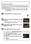 Page 18VQT2U38 (ENG)18
Setting the Menu
This section describes how to select the Program AE Mode settings, and the 
same setting can be used for the [MOTION PICTURE] menu, [PLAYBACK] menu 
and [SETUP] menu as well.
Example:To change the [AF MODE] from [Ø] (1-area-focusing) to [š] 
(Face detection) in program AE mode with the focus selector 
switch set to [AF].
Press [MENU/SET] to close the menu. Press [MENU/SET] to display the menu.
Press 3
/4 to select [AF MODE], and then 
press 1 .
•Depending on the item, its...